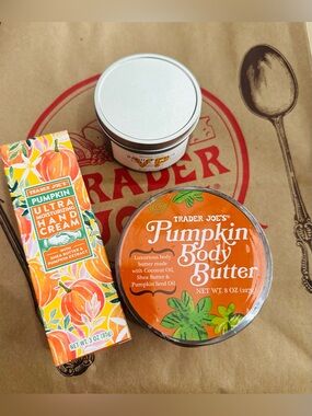 🍁Pumpkin Body Butter & Ultra Moisturizing Hand Cream - VanillaPumpkin scentCandl